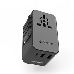 Củ Sạc Du Lịch MAZER Infinite Travel PD70W Ổ Cắm Đa Năng Sạc 05 Thiết Bị Cùng Lúc Tích Hợp Dây Type-C 70W