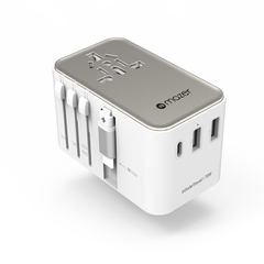Củ Sạc Du Lịch MAZER Infinite Travel PD70W Ổ Cắm Đa Năng Sạc 05 Thiết Bị Cùng Lúc Tích Hợp Dây Type-C 70W