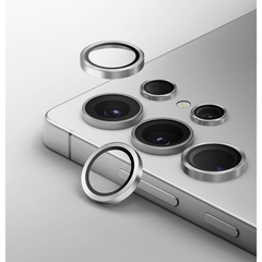 Kính Bảo Vệ Camera UNIQ Optix AluGuard Cho Samsung Galaxy S25 Ultra Khung Viền Nhôm Kính Cường Lực 9H Có Khung Trợ Dán