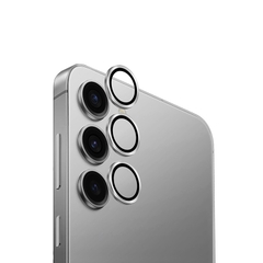 Kính Bảo Vệ Camera UNIQ Optix AluGuard Cho Samsung Galaxy S25 Ultra Khung Viền Nhôm Kính Cường Lực 9H Có Khung Trợ Dán