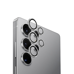 Kính Bảo Vệ Camera UNIQ Optix AluGuard Cho Samsung Galaxy S25 Ultra Khung Viền Nhôm Kính Cường Lực 9H Có Khung Trợ Dán