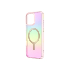 Ốp Lưng UNIQ IRIDESCIA Cho iPhone 16 Pro Max Hiệu Ứng Ánh Sáng 07 Sắc Cầu Vồng Tương Thích Sạc Không Dây MagClick