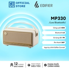 Loa Bluetooth Hi-Res Edifier MP330 – Công Suất 40W, Thiết Kế Vintage, Pin Lâu 19h, Âm Chuẩn Studio