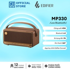 Loa Bluetooth Hi-Res Edifier MP330 – Công Suất 40W, Thiết Kế Vintage, Pin Lâu 19h, Âm Chuẩn Studio
