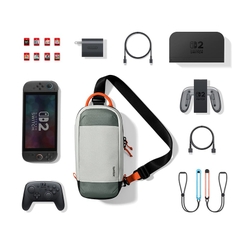 Túi Đeo Chéo Thời Trang TOMTOC GameOn-G49 Cho Nitendo Switch 2 Và Các Phụ Kiện Thiết Yếu Bảo Vệ An Toàn Và Đeo Linh Hoạt
