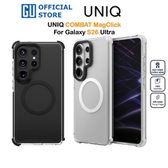 Ốp Lưng UNIQ COMBAT Cho Samsung Galaxy S26 Ultra MagClick Charging Với Vòng Nam Châm Sạc Không Dây Chống Sốc Độ Cao 3m