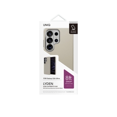 Ốp Lưng UNIQ LYDEN Cho Samsung Galaxy S26 Ultra Da Vegan Cao Cấp Viền Camera Kim Loại Lót Microfiber Hỗ Trợ MagClick