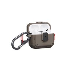 Ốp Bảo Vệ Skinarma MECHA LE Cho Airpods Pro 3 Thiết Kế Độc Đáo Có Khóa Bấm Tặng Kèm Móc Đeo Zinc Alloy Chống Sốc Tốt