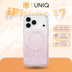 Ốp Lưng UNIQ COEHL ROSARA Cho iPhone 17 Pro/ 17 Pro Max Sắc Hồng Chuyển Nhẹ Nhàng Hiệu Ứng Hologram Lấp Lánh Dịu Nhẹ