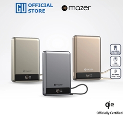 Pin Dự Phòng Không Dây Kèm Cáp MAZER MagLink70 Ai Qi2 15W/PD30W 10.000 mAh Chứng Nhận 3C Màn Hình Hiển Thị Thông Minh