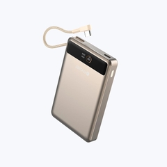 Pin Dự Phòng Không Dây Kèm Cáp MAZER MagLink70 Ai Qi2 15W/PD30W 10.000 mAh Chứng Nhận 3C Màn Hình Hiển Thị Thông Minh