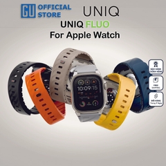 Dây Đeo UNIQ FLUO Cho Apple Watch Đủ Size 40-49mm Cao Su Bền Chống Nước Khóa Cài Thép Và Khóa Nam Châm Từ Tính An Toàn