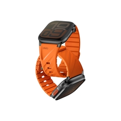 Dây Đeo UNIQ FLUO Cho Apple Watch Đủ Size 40-49mm Cao Su Bền Chống Nước Khóa Cài Thép Và Khóa Nam Châm Từ Tính An Toàn