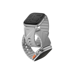 Dây Đeo UNIQ FLUO Cho Apple Watch Đủ Size 40-49mm Cao Su Bền Chống Nước Khóa Cài Thép Và Khóa Nam Châm Từ Tính An Toàn