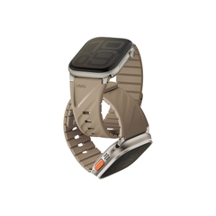 Dây Đeo UNIQ FLUO Cho Apple Watch Đủ Size 40-49mm Cao Su Bền Chống Nước Khóa Cài Thép Và Khóa Nam Châm Từ Tính An Toàn