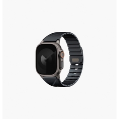 Dây Đeo UNIQ FLUO Cho Apple Watch Đủ Size 40-49mm Cao Su Bền Chống Nước Khóa Cài Thép Và Khóa Nam Châm Từ Tính An Toàn