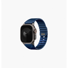 Dây Đeo UNIQ FLUO Cho Apple Watch Đủ Size 40-49mm Cao Su Bền Chống Nước Khóa Cài Thép Và Khóa Nam Châm Từ Tính An Toàn