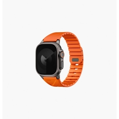 Dây Đeo UNIQ FLUO Cho Apple Watch Đủ Size 40-49mm Cao Su Bền Chống Nước Khóa Cài Thép Và Khóa Nam Châm Từ Tính An Toàn