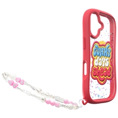 Ốp Lưng LAUT POP LOVIE Cho iPhone 16 Màu Sunny Red Lưng 3D Sống Động Phản Chiếu Ba Chiều Trên Bề Mặt Trong Như Pha Lê