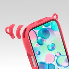 Ốp Lưng LAUT POP LOVIE Cho iPhone 16 Màu Sunny Red Lưng 3D Sống Động Phản Chiếu Ba Chiều Trên Bề Mặt Trong Như Pha Lê