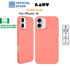 Ốp LAUT HUEX SLIM Cho iPhone 16 Có Sạc Không Dây Thiết Kế Mỏng Nhẹ Chống Trượt Được Làm Từ 100% Nhựa Tái Chế