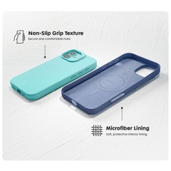 Ốp LAUT HUEX SLIM Cho iPhone 16 Có Sạc Không Dây Thiết Kế Mỏng Nhẹ Chống Trượt Được Làm Từ 100% Nhựa Tái Chế
