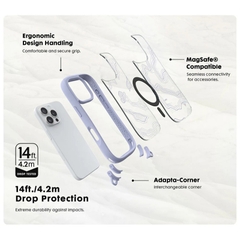 Ốp LAUT POP ADVENTURE Cho iPhone 16 Có Sạc Không Dây Thiết Kế 3 Chiều Kiểu Dáng Công Thái Học Cầm Nắm Chắc Chắn