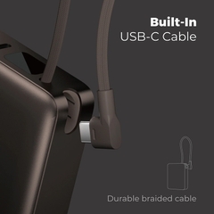 Pin Dự Phòng Siêu Nhỏ MIPOW POWERCUBE CX10 10000 mAh Tích Hợp Cáp USB Làm Móc Đeo Ultra-Mini Aluminum Chứng Chỉ CCC