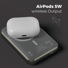 Pin Không Dây Siêu Mỏng MIPOW POWERCUBE MX05-MX10 Sạc Không Dây Cho Cả Apple Watch Airpods Chứng chỉ CCC