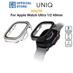 Ốp Mặt Đồng Hồ UNIQ VOUTE Cho Apple Watch Ultra 1/2 49mm Bao Gồm Kính Bảo Vệ Cảm Ứng Siêu Nhạy Độ Cứng 9H