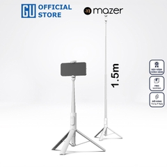 Gậy Chụp Ảnh Mazer Foldafie Extend Dựng Đứng 1.5m Có Kèm Remote Bluetooth Điều Khiển Chụp Từ Xa