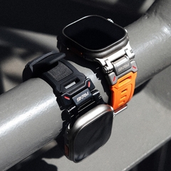 Dây Đồng Hồ Skinarma TITON Cho Apple Watch Size 49 | 46 | 45 | 44mm Độ Bền Vượt Trội Chống Nước Khóa Cài Kim Loại