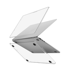 Ốp UNIQ VERO Cho MacBook Air 13inch M2-M5 (2022-2026) Trong Suốt Bảo Vệ Toàn Diện Tặng Kèm Phủ Phím Và Nắp Che Webcam
