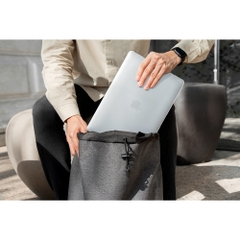 Ốp UNIQ VERO Cho MacBook Air 15 inch M2-M5 (2022-2026) Trong Suốt Bảo Vệ Toàn Diện Tặng Kèm Phủ Phím Và Nắp Che Webcam