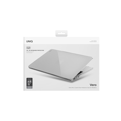 Ốp UNIQ VERO Cho MacBook Air 15 inch M2-M5 (2022-2026) Trong Suốt Bảo Vệ Toàn Diện Tặng Kèm Phủ Phím Và Nắp Che Webcam