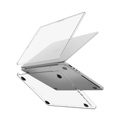 Ốp UNIQ VERO Cho MacBook Pro 14 inch M2-M5 (2023-2026) Trong Suốt Bảo Vệ Toàn Diện Tặng Kèm Phủ Phím Và Nắp Che Webcam