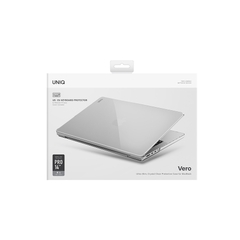 Ốp UNIQ VERO Cho MacBook Pro 14 inch M2-M5 (2023-2026) Trong Suốt Bảo Vệ Toàn Diện Tặng Kèm Phủ Phím Và Nắp Che Webcam