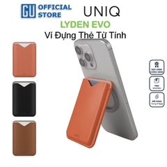 Ví Đựng Thẻ Từ Tính Kiên Chân Chống Uniq Lyden Evo Da Vegan Đơn Giản Thông Minh Chứa Được 03 Thẻ