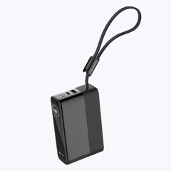 Pin Dự Phòng Kèm Cáp MAZER Ai PowerCharge Laptop PD 130W Dung Lượng 20.000 mAh Có Màn Hình Ai Hiển Thị Pin Và Công Suất
