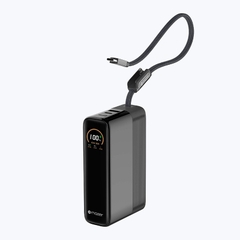 Pin Dự Phòng Kèm Cáp MAZER Ai PowerCharge Laptop PD 130W Dung Lượng 20.000 mAh Có Màn Hình Ai Hiển Thị Pin Và Công Suất