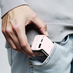Pin Dự Phòng Kèm Cáp C MAZER PowerCharge Link R PD 45W Dung Lượng 10000mAh Dây Cáp Rút Type C Dài 70cm Chứng Nhận CCC