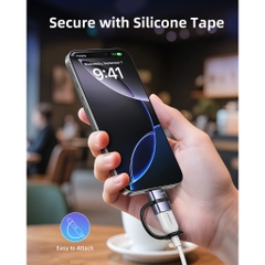 Cổng Chuyển OTG Innostyle FlexiLink USB-C to USB-A Female Adapter With Silicone Tape ST-510 USB3.0 Tốc độ 5Gbps