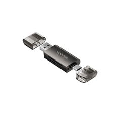 Đầu Đọc Thẻ Nhớ Innostyle NexaLink 2 in 1 Hai Cổng USB-C & USB-A Hỗ Trợ Các Loại Thẻ SD và MicroSD