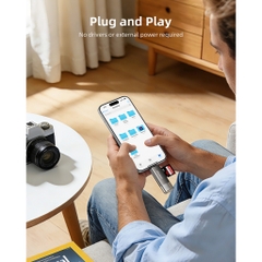 Đầu Đọc Thẻ Nhớ Innostyle NexaLink 2 in 1 Hai Cổng USB-C & USB-A Hỗ Trợ Các Loại Thẻ SD và MicroSD