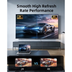 Cáp USB-C to HDMI Innostyle NexaLink Chất Lượng Ultra HD 4K@60Hz/ 2K@120Hz Dài 2m Truyền Tải Nội Dung Số Độ Nét Cao