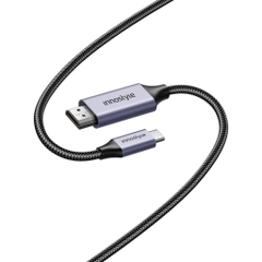 Cáp USB-C to HDMI Innostyle NexaLink Chất Lượng Ultra HD 4K@60Hz/ 2K@120Hz Dài 2m Truyền Tải Nội Dung Số Độ Nét Cao