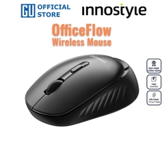 Chuột Không Dây Innostyle OfficeFlow Wireless Mouse Black Silent Click Kết Nối 2.4GHz Thiết Kế Công Thái Học Siêu Nhẹ