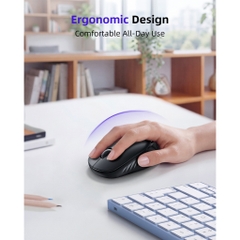 Chuột Không Dây Innostyle OfficeFlow Wireless Mouse Black Silent Click Kết Nối 2.4GHz Thiết Kế Công Thái Học Siêu Nhẹ