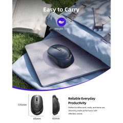 Chuột Không Dây Innostyle OfficeFlow Wireless Mouse Black Silent Click Kết Nối 2.4GHz Thiết Kế Công Thái Học Siêu Nhẹ