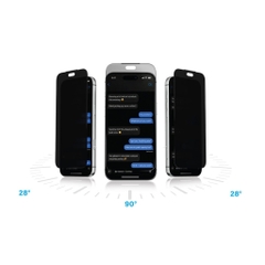 Kính Cường Lực Chống Nhìn Trộm UNIQ OPTIX COVEX PRIVACY Cho iPhone 18 Pro/ 18 Pro Max Công Nghệ DX2™ Tăng Độ Bền Chắc